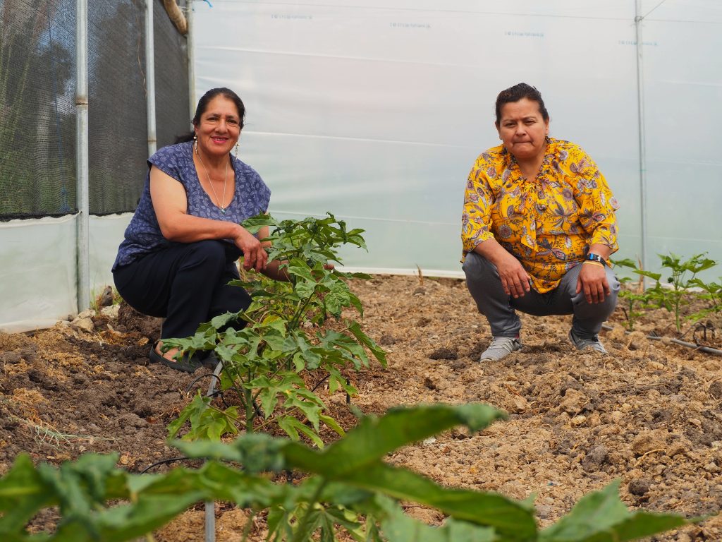Anita Vanegas y Celia Illescas, Organización Crecer, El Valle.jpg