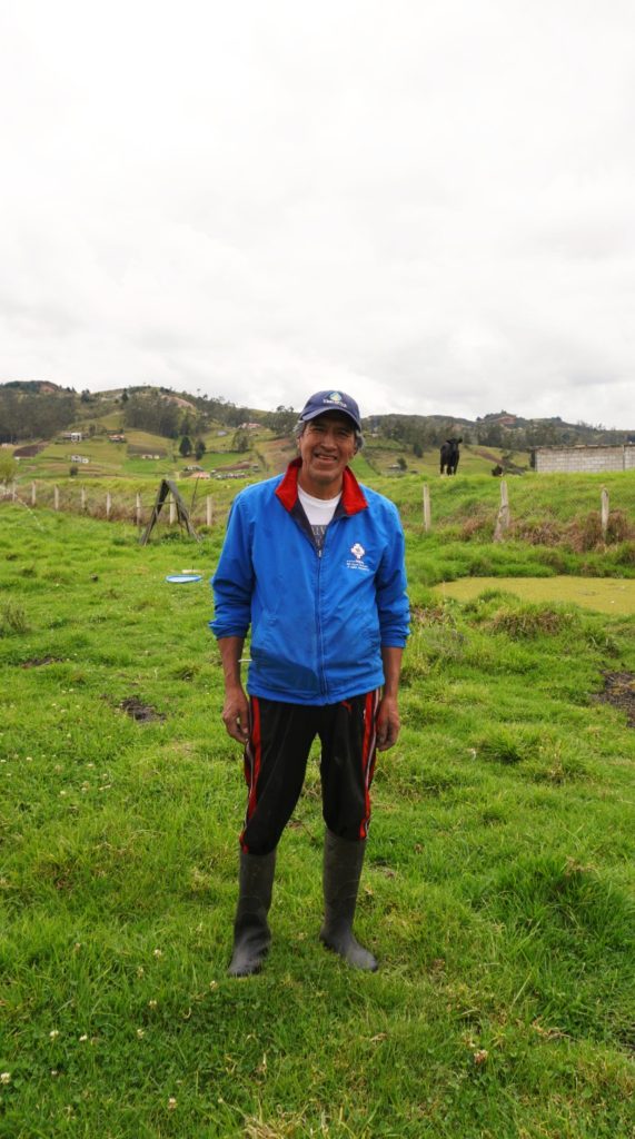 Lauro Sigcha, Presidente de la FOA Azuay, Tarquí.jpg